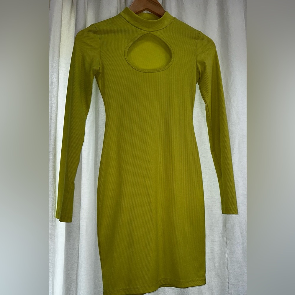 lime green dress size s